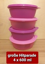 Große Hitparade Tupperware 4 x 600ml Neuware Originalverpackt