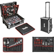 KWB Werkzeugkoffer mit Trolley-Funktion - 175-teilig, Gefüllt (370680)