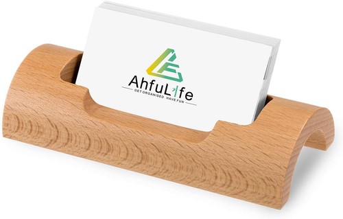 Visitenkartenhalter aus holz - visitenkartenhalter,