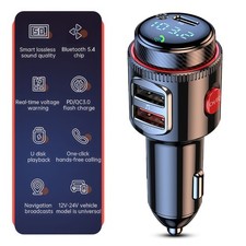 Bluetooth 5.4 FM Transmitter