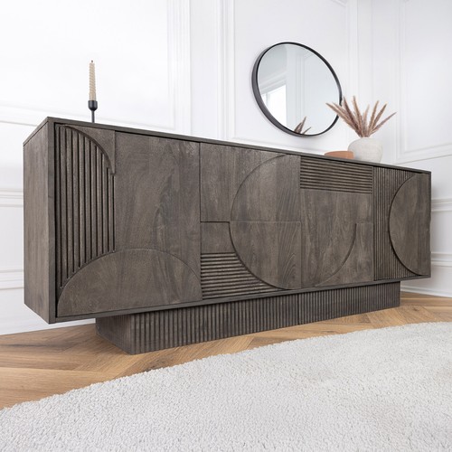 Massivholz sideboard art deco - massivholz,