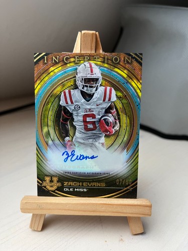 Zach evans auto - 2023, topps