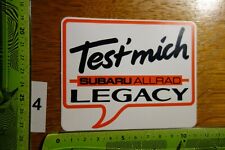 Alter Aufkleber Automobil SUBARU Allrad LEGACY