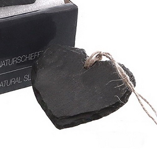 Natur schiefer herz - x, 7x6