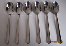 WMF KULT KAFFEELÖFFEL / TEELÖFFEL SET 6 STÜCK EDELSTAHL POLIERT KEIN PROTECT