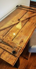 Designer Schreibtisch ❌️UNIKAT❌️aus Altholz Konsolentisch Vintage Stadltür