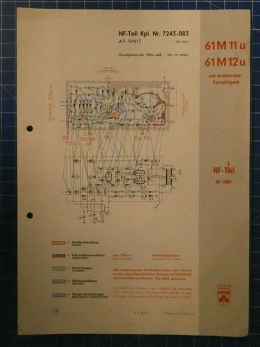 Grundig 61m11u 61m12u teil - grundig,