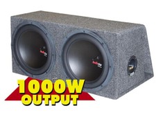 Audiopipe 2x 25er Subwoofer