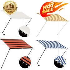 Fenstermarkise Markise Sonnenschutz Klemmmarkise Fallarmmarkise, LED Wählen