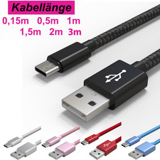 USB C Ladekabel 1m 2m 3m Kabel