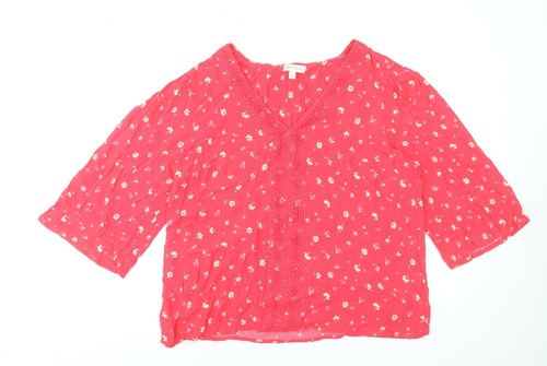 Monsoon damen bluse rot - bluse, blumen