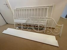 Ikea LEIRVIK Bettgestell weiß 140x200 cm NUR ABHOLUNG Traumgeschenk Mädchenbett