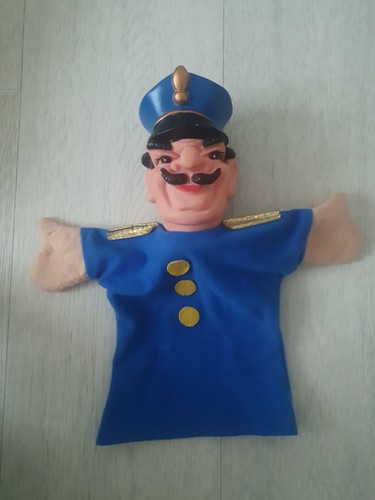 Vintage handpuppe polizist - handpuppe,