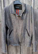 Jacke, schwarz-weiß