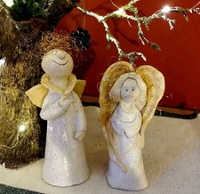 Engel Keramikfiguren Weiß 2