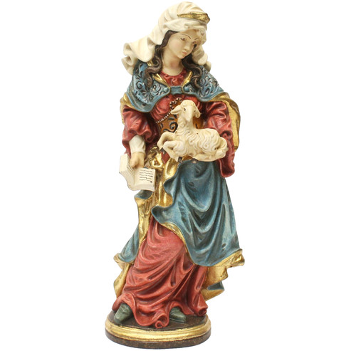 Heilige agnes mit lamm - heilige,