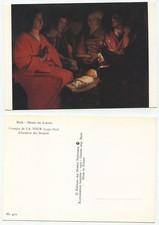 02445 - Georges de la Tour: Adoration des bergers - alte Ansichtskarte