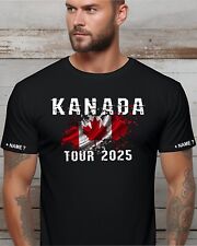 Kanada Urlaub Reisen T Shirt Camping Ferienhäuser Landkarte Kinder Damen Logo 13