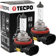 2x TECPO H8 HALOGEN GLÜHBIRNE 12V 35W AUTO-LAMPE PGJ19-1 NEBEL TAGFAHRLEUCHTE