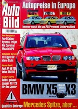 5) Auto Bild 04/2002 - Kia Carnival 2.5 V6 EX mit  - Mazda MPV 2.0 Exclusive mit