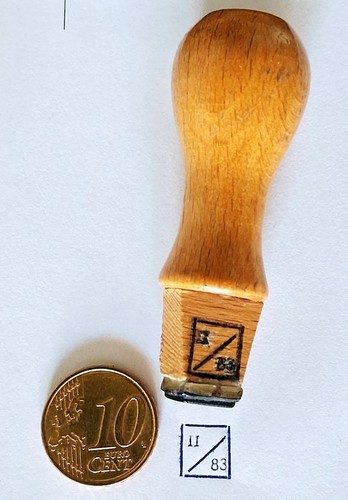 Alter ddr stempel - (s131),