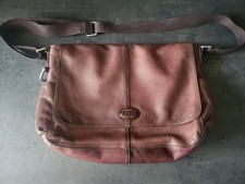 Fossil Messenger Bag/ Umhängetasche - Leder - Braun