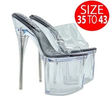 Cubist clogs with glass