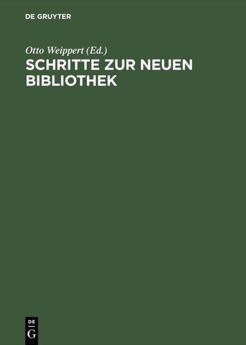 Schritte zur neuen bibliothek - zur,