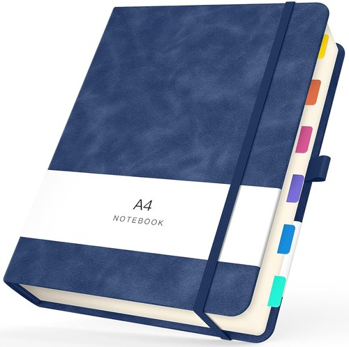 Notizbuch liniert leder - a4,