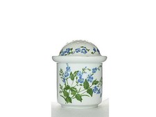 Eierbecher, Blumen. mit Tee-ei. Funny Design Germany. Porzellan B10595