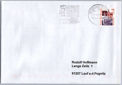 Sonderstempel briefzentrum - sonderstempel,