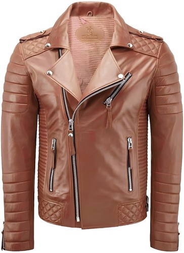 Herren lammfell lederjacke - herren,