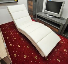 Relax-Liege creme-weiss (gebraucht)