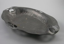 Zinnschale Norica Metall F & M 1458 Jugendstil 