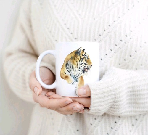 Kaffeetasse sibirischer tiger - kaffeetasse,