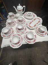 Kaffeegedeck Rosenthal Classic Rosé 8 Pers.  Collection + Zugabe / Decke