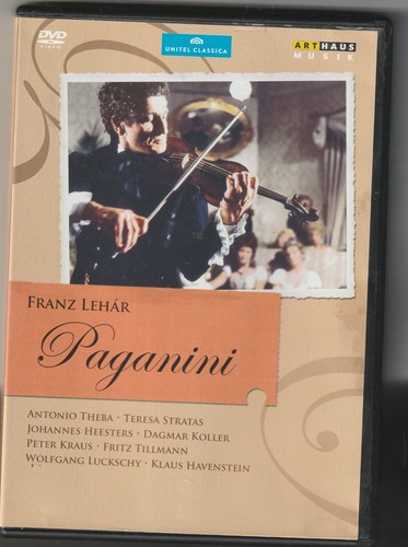 Franz lehar paganini dvd - franz,
