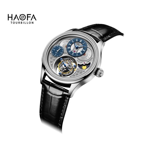 Haofa gmt tourbillon - gmt,