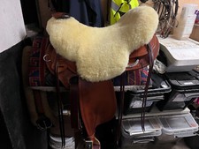 Lammfell Sattelauflage für