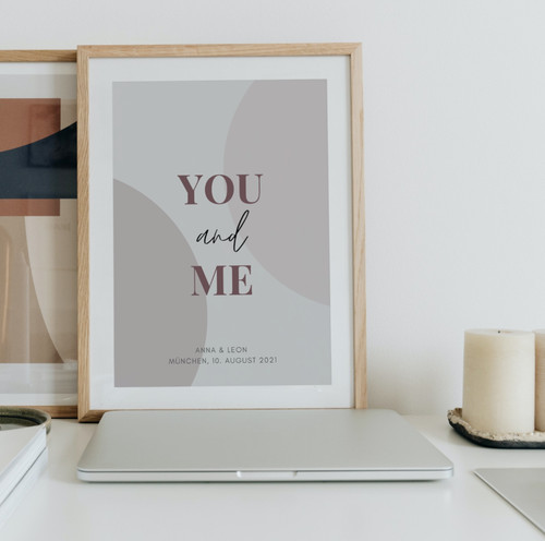 Poster personalisiert mit - personalisiert,