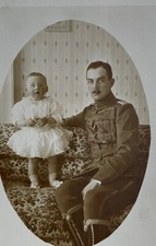 1915 FOTO HERZOG ERNST AUGUST IV + ERBPRINZ BRAUNSCHWEIG HUSAREN UNIFORM GARDE