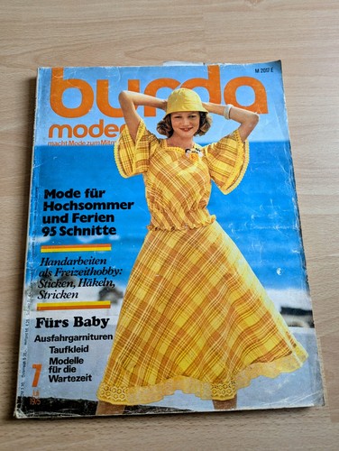 Burda moden juli - burda, 1975