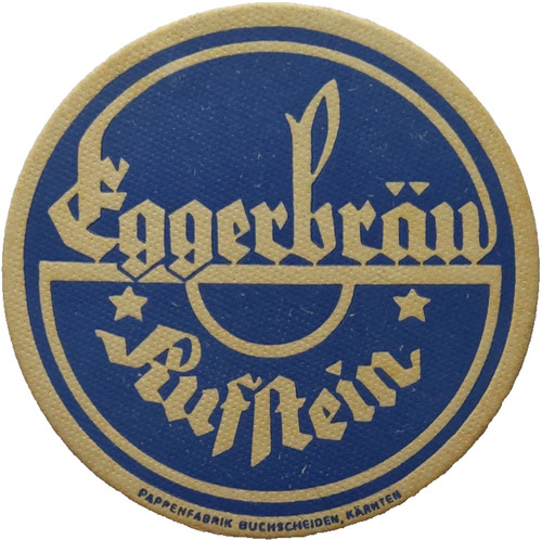 Alter bierdeckel eggerbräu - alter,