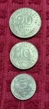 Französische 20, 10 und 5