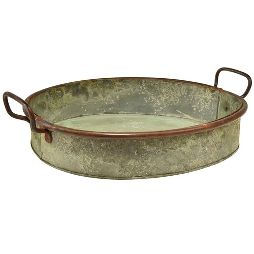 Schale oval metall - schale,