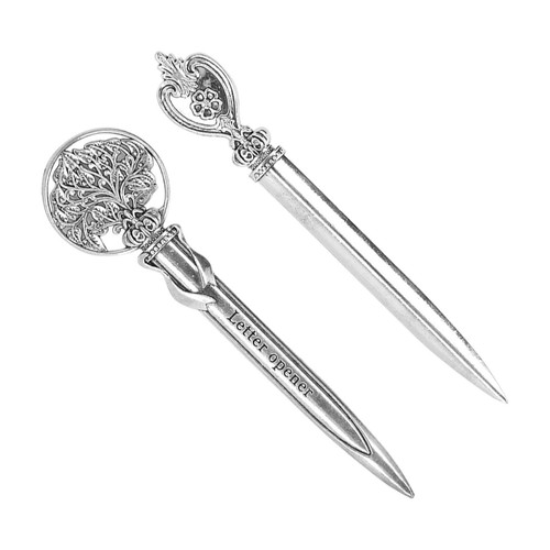 Letter opener silvery - 2x,