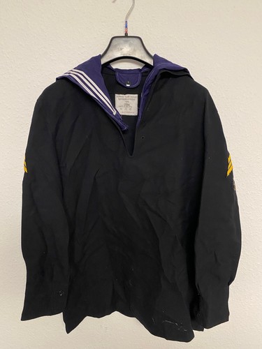 Vintage herren marine jackett - marine,