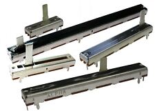 Schiebepotentiometer 15/20/30/45/60/100mm Mono,/Stereo div. Werte lin./log.