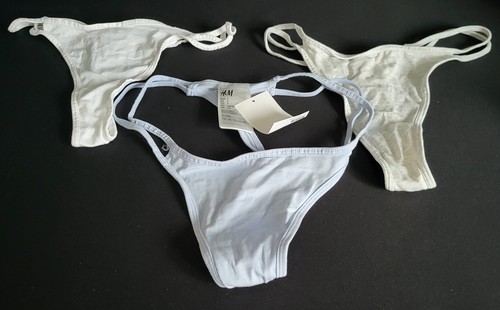 Tanga damen weiß blau - tanga,