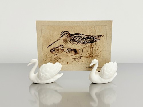 Schwan figur goebel deko - 2x,